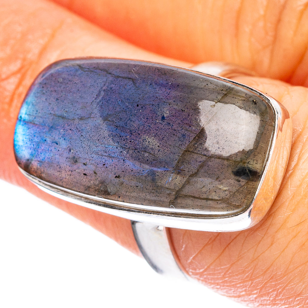 Labradorite Ring Size 6.75 (925 Sterling Silver) R4639
