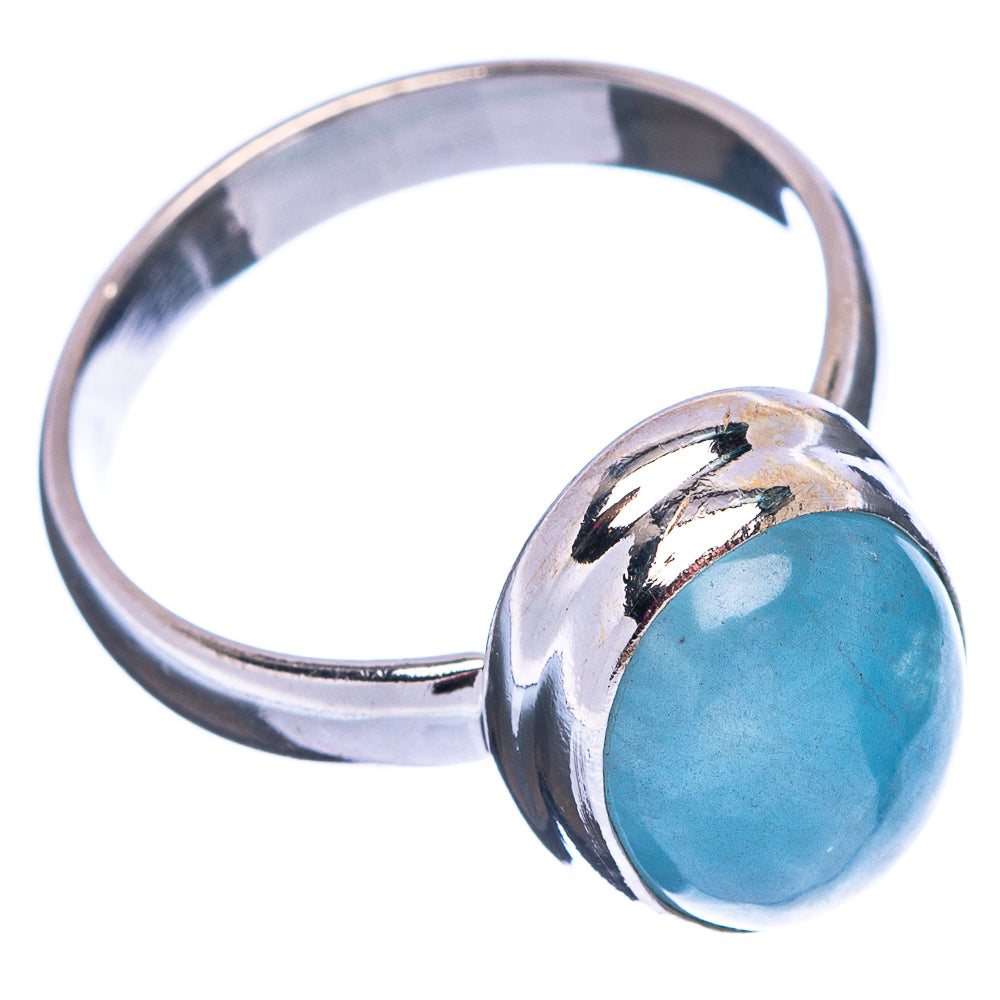 Aquamarine Ring Size 7.5 (.925 Sterling Silver)