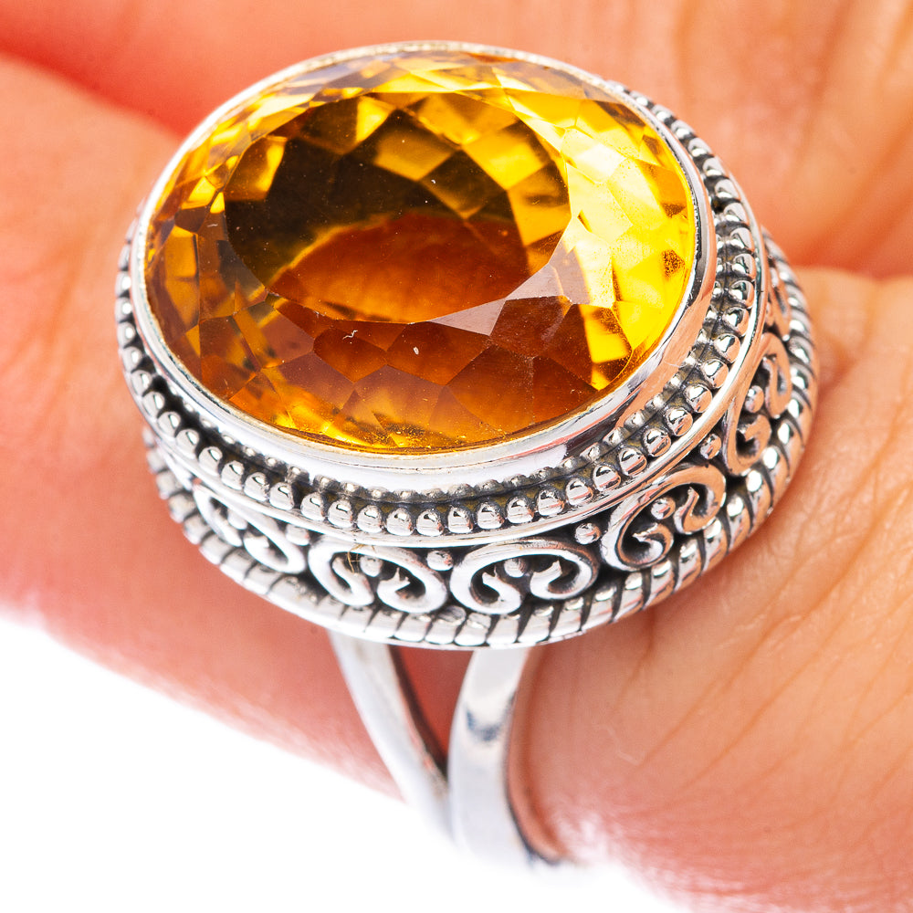 Citrine Ring Size 6.5 (925 Sterling Silver) R144842