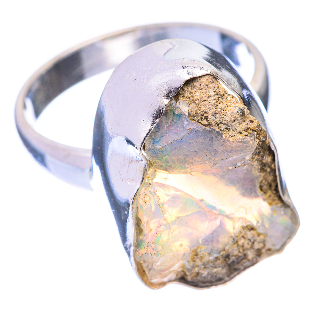Rough Ethiopian Opal Ring Size 6 (925 Sterling Silver) R140899
