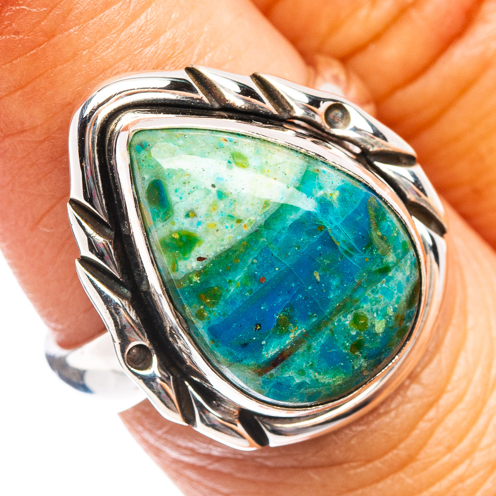 Rare Premium Peruvian Opal Ring Size 7 (.925 Sterling Silver)