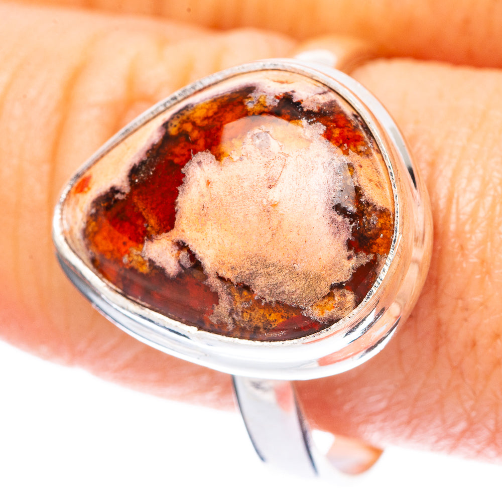 Rare Mexican Fire Opal Ring Size 11.25 (925 Sterling Silver) R3986