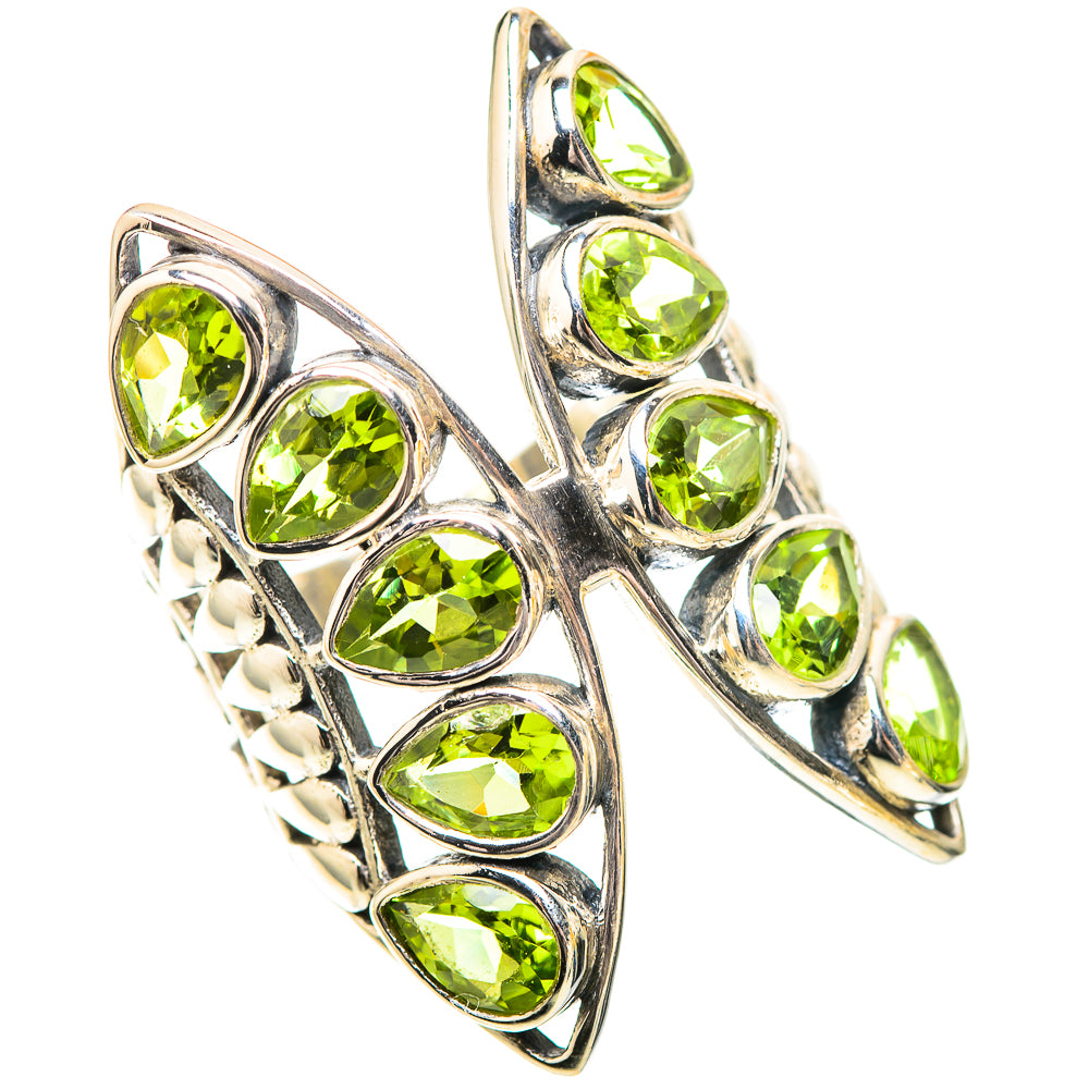 Large Peridot Ring Size 8 (925 Sterling Silver) RING139079