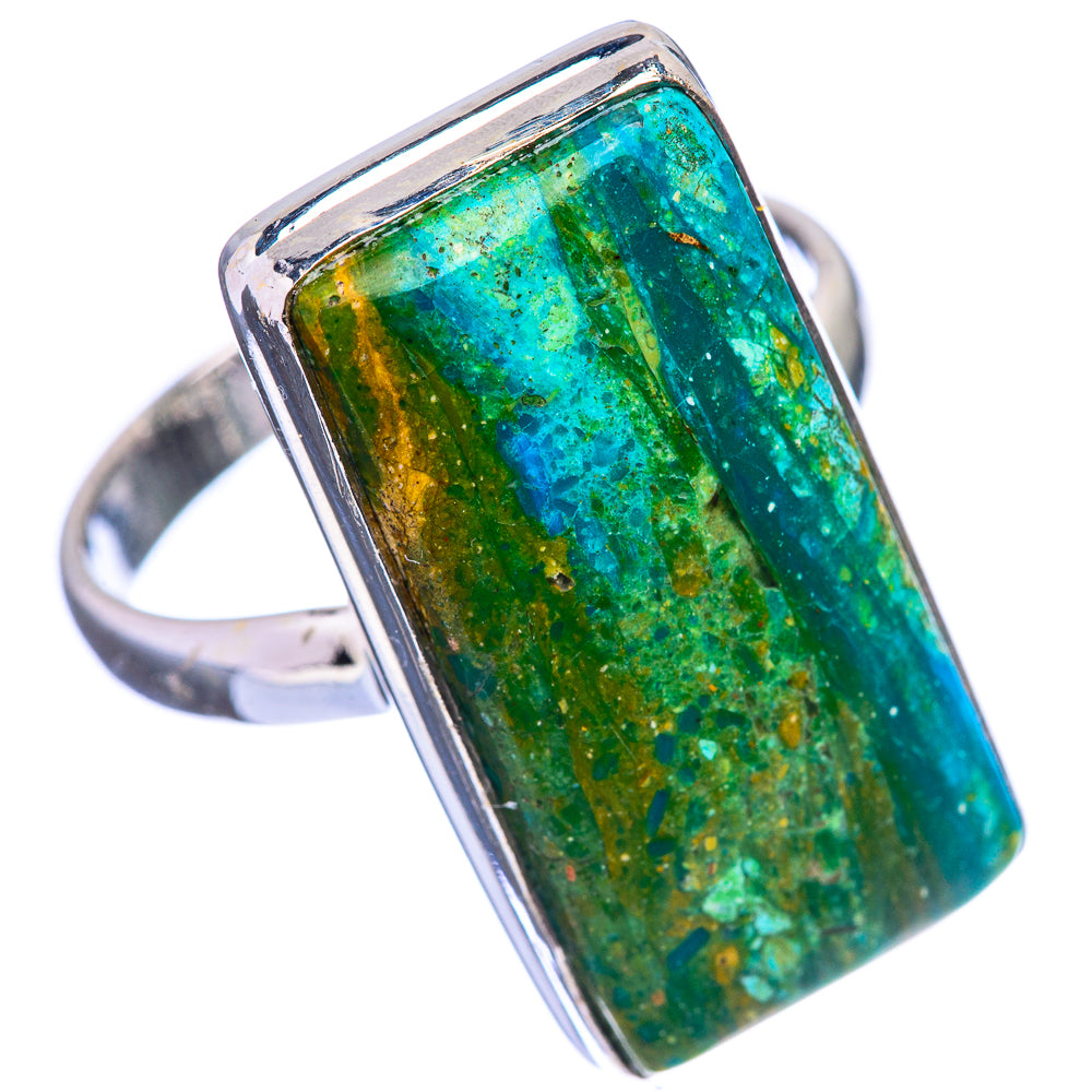 Large Peruvian Opal Ring Size 11 (925 Sterling Silver) R142716