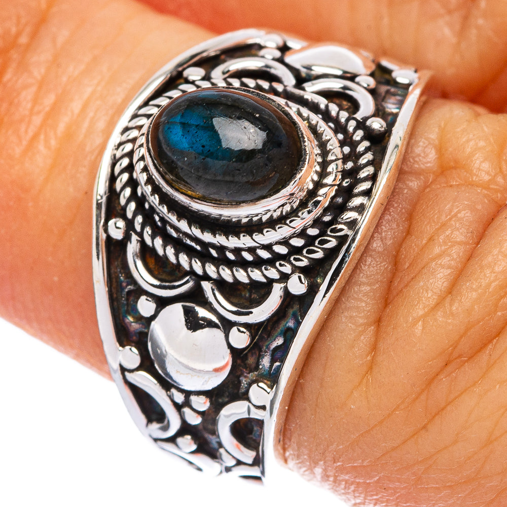 Labradorite Ring Size 6 (925 Sterling Silver) R146397
