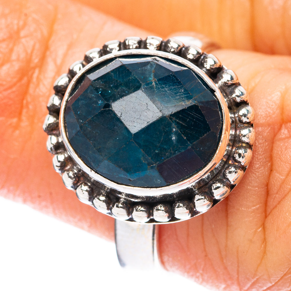 Rare Apatite Ring Size 5.75 (925 Sterling Silver) R4079