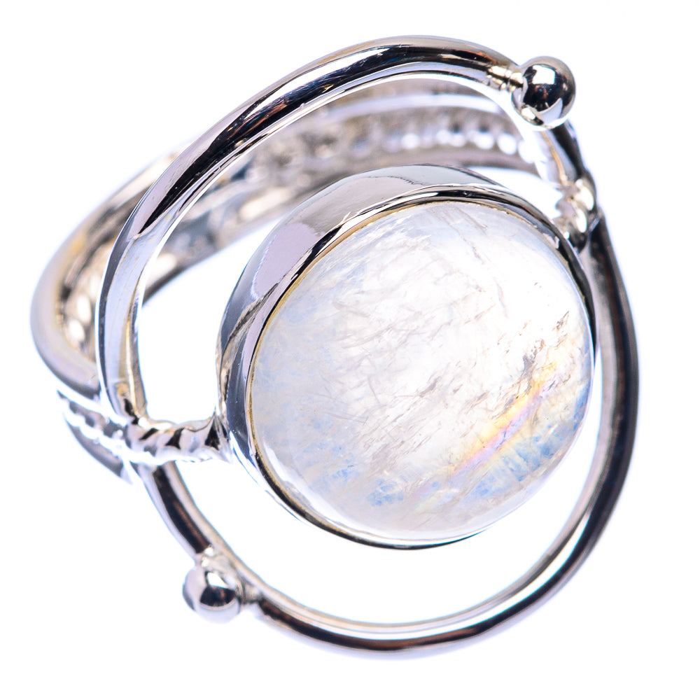 Premium Rainbow Moonstone Ring Size 6.75 (925 Sterling Silver) R141783