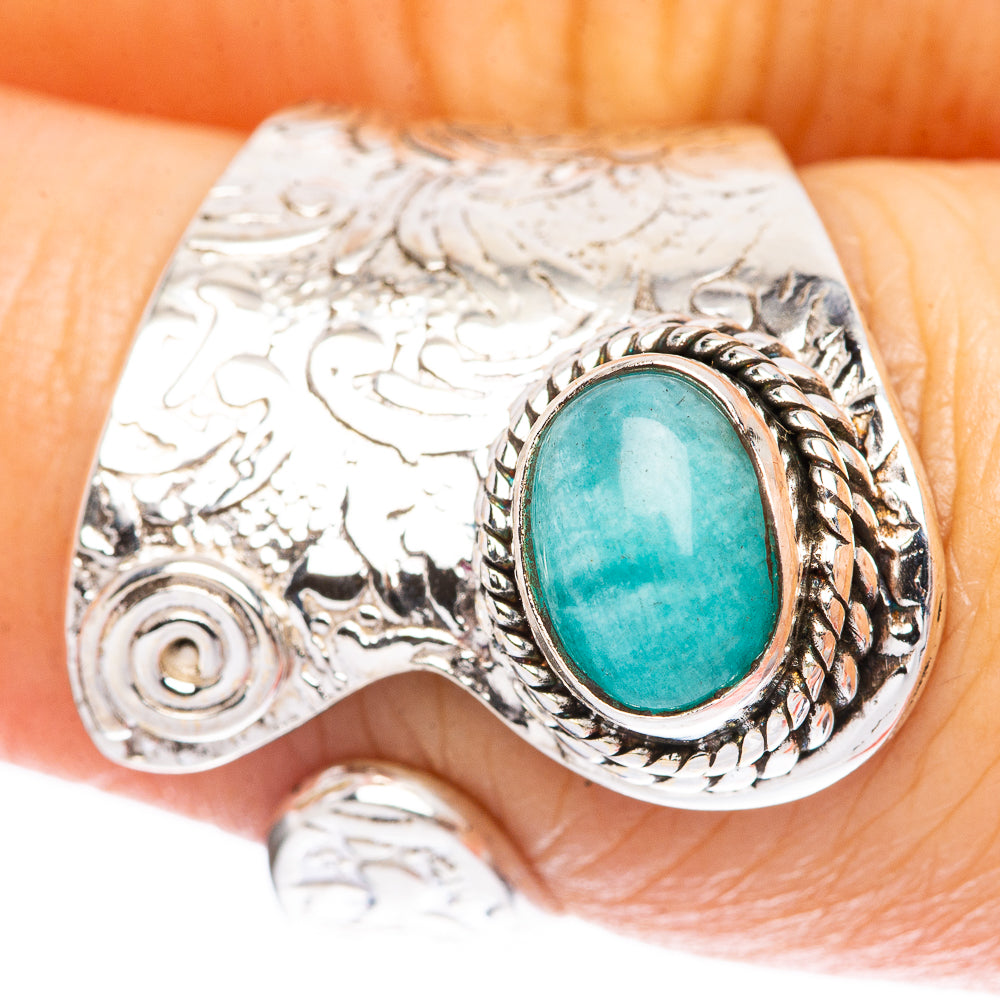 Amazonite Ring Size 6.75 (925 Sterling Silver) R3789