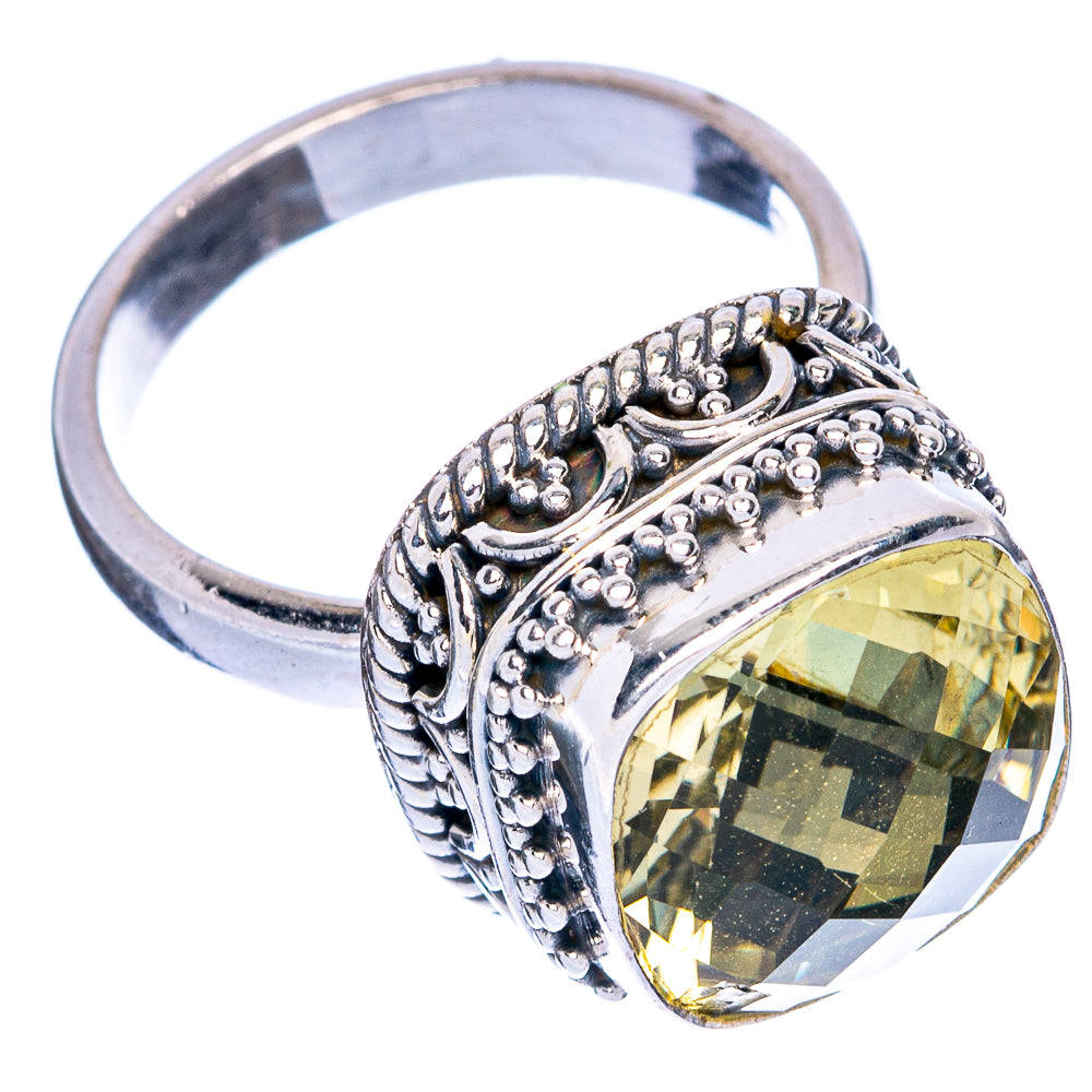 Faceted Citrine Ring Size 6.75 (925 Sterling Silver) R144441