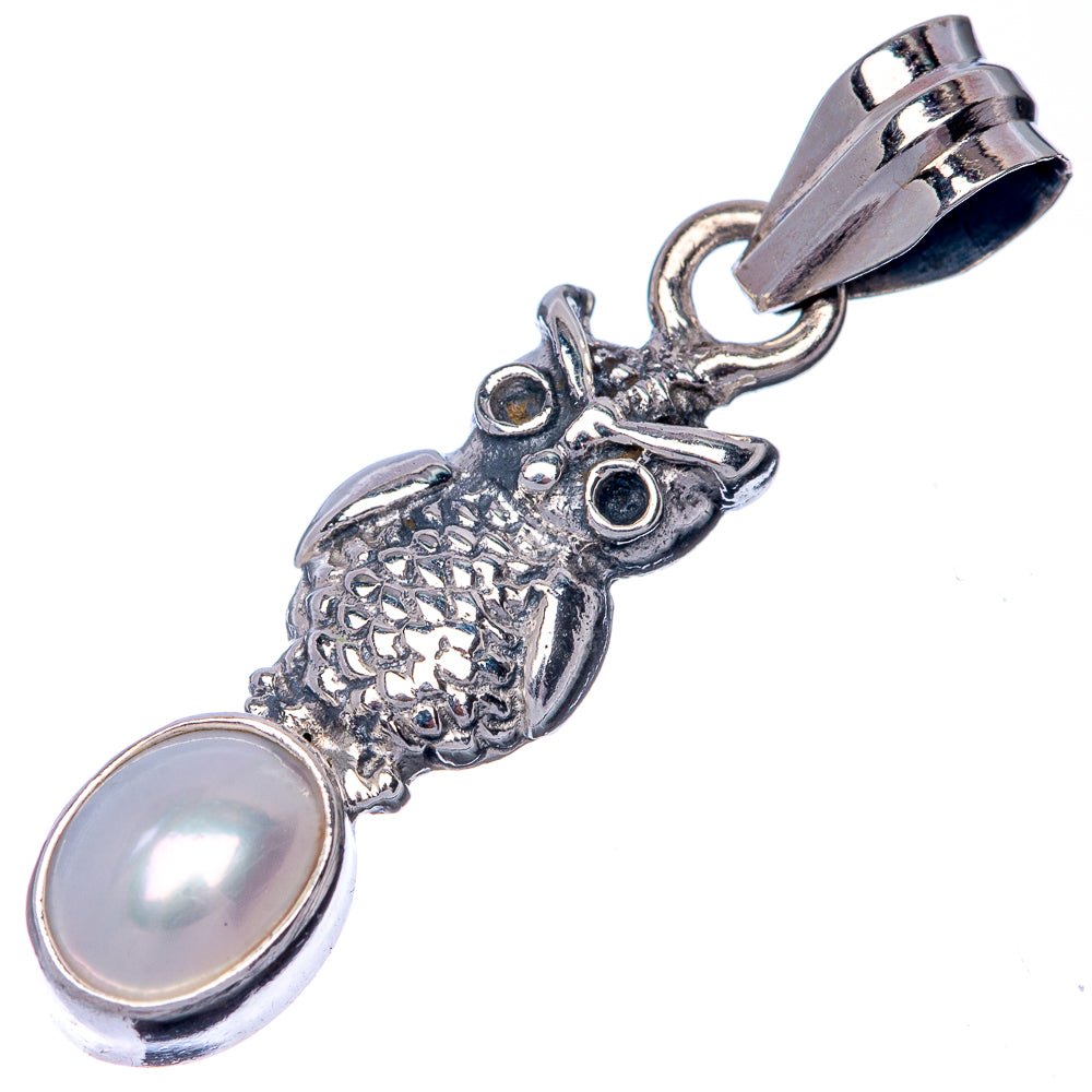 Cultured Pearl Dainty Pendant 1 3/8" (925 Sterling Silver) P39885