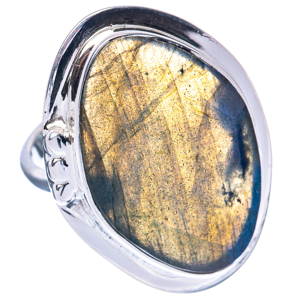 Premium Labradorite Ring Size 7.25 (925 Sterling Silver) R2587