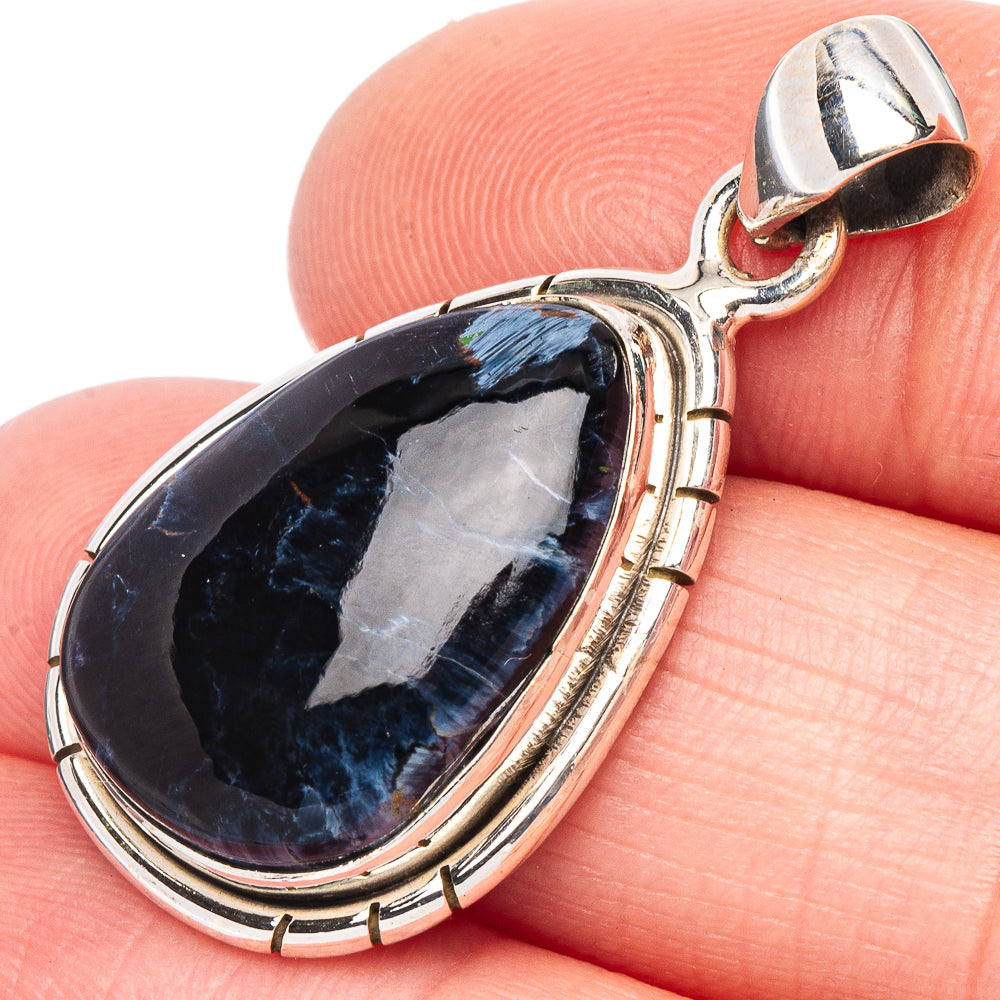 Pietersite Pendant 1 3/8" (925 Sterling Silver) P44139