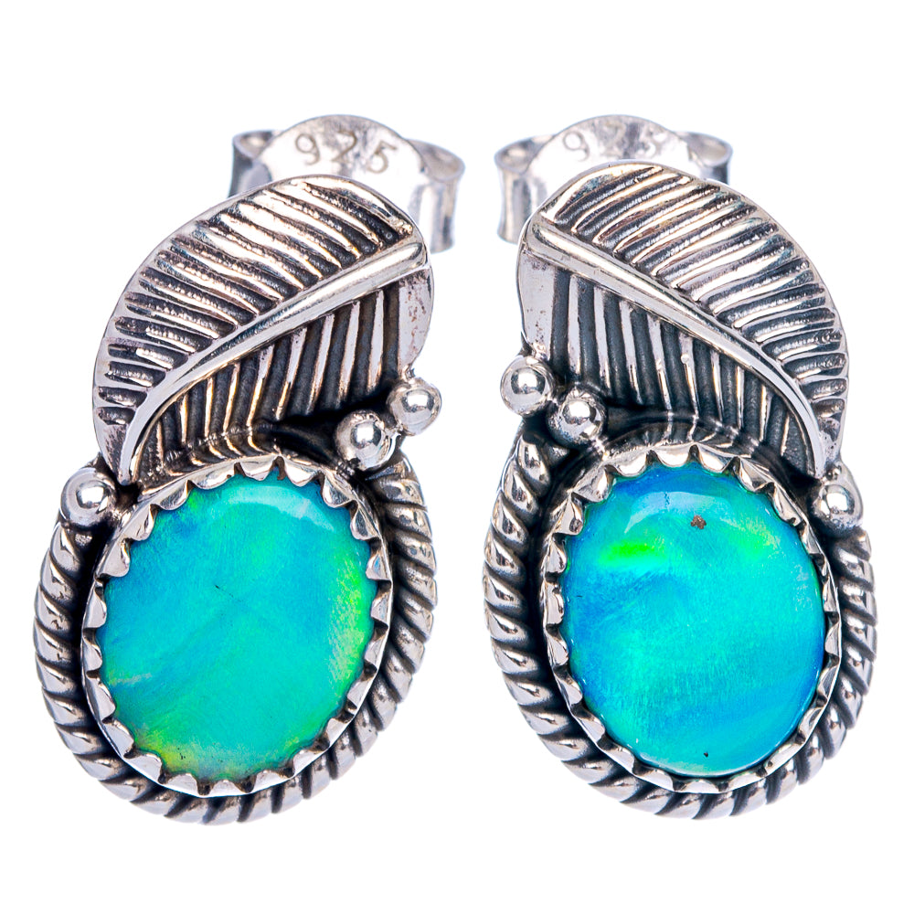 Aura Opal Earrings 3/4" (925 Sterling Silver) E433252