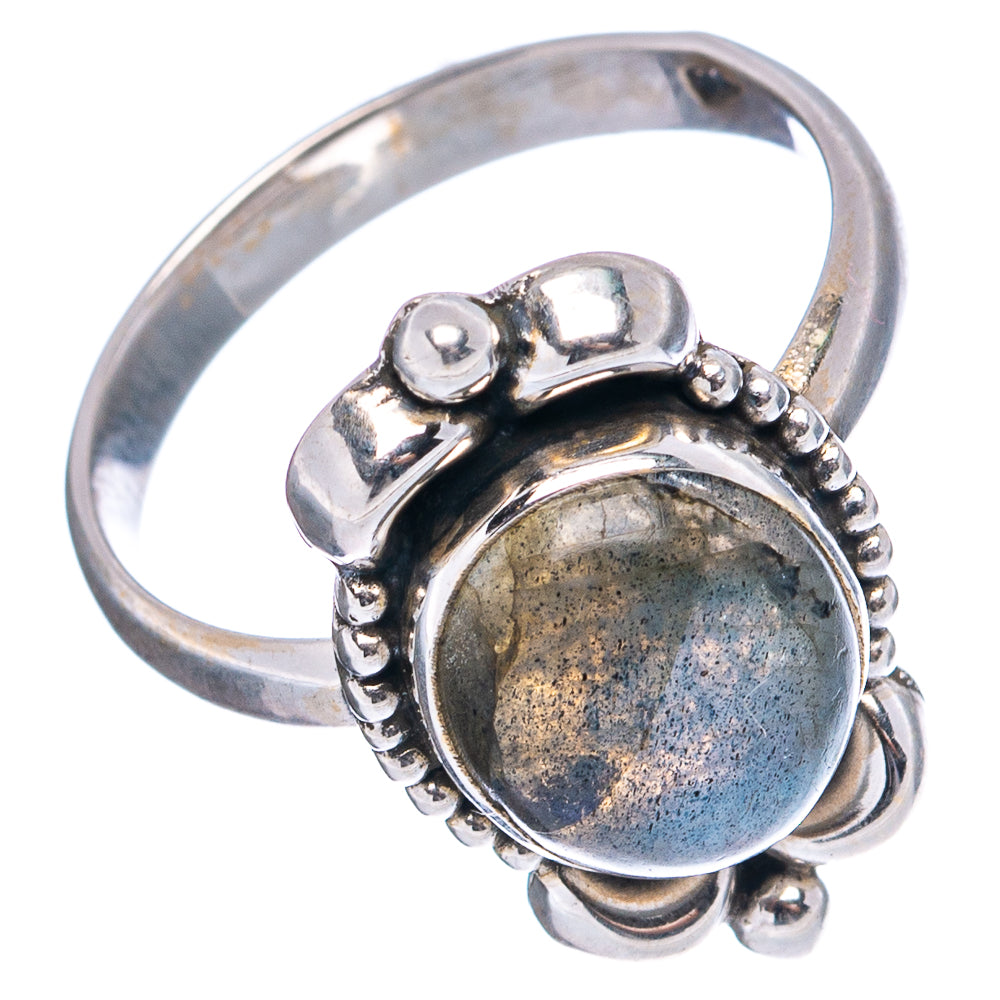 Labradorite Ring Size 7.25 (.925 Sterling Silver)