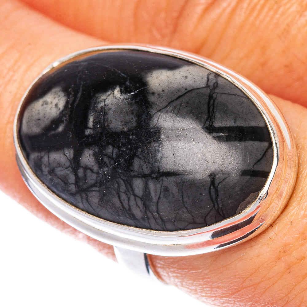 Picasso Jasper Ring Size 7.25 (925 Sterling Silver) R1462
