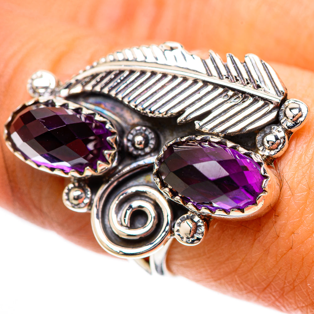 Amethyst Ring Size 7.5 (925 Sterling Silver) RING139168