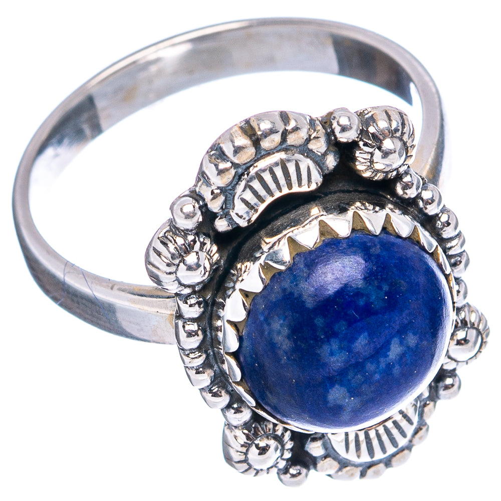 Lapis Lazuli Ring Size 8 (.925 Sterling Silver)