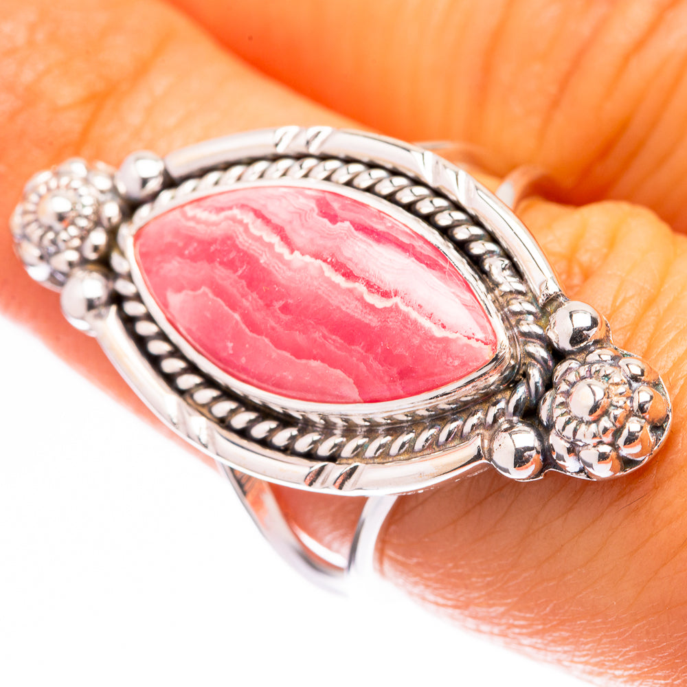 Premium Rhodochrosite Ring Size 7.25 (925 Sterling Silver) R141905