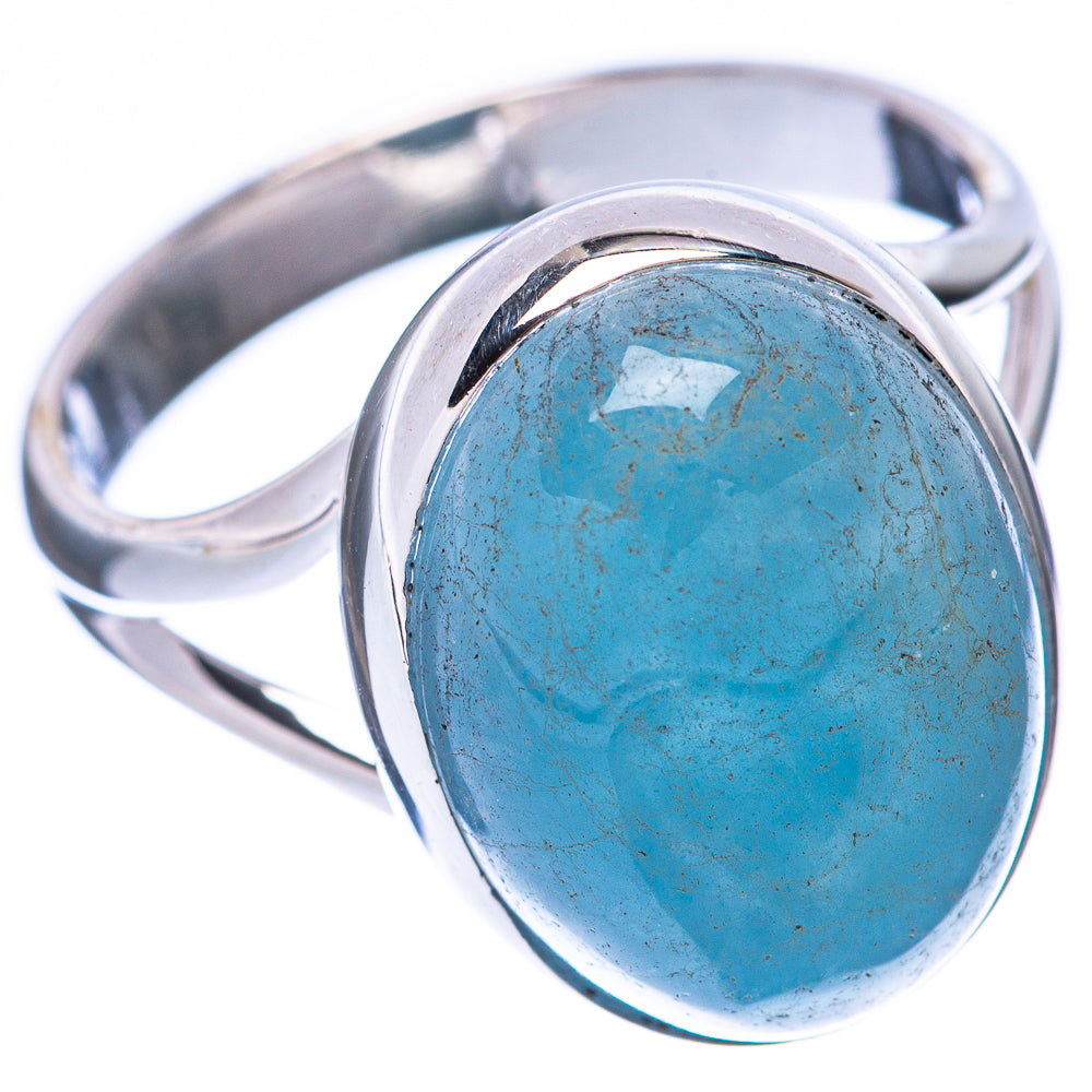 Aquamarine Ring Size 8 (925 Sterling Silver) R2181