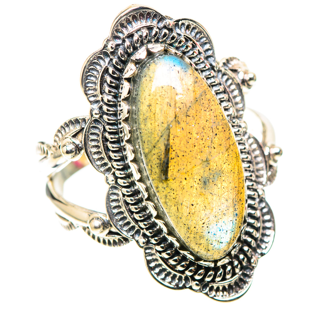 Labradorite Ring Size 8.25 (925 Sterling Silver) RING138449