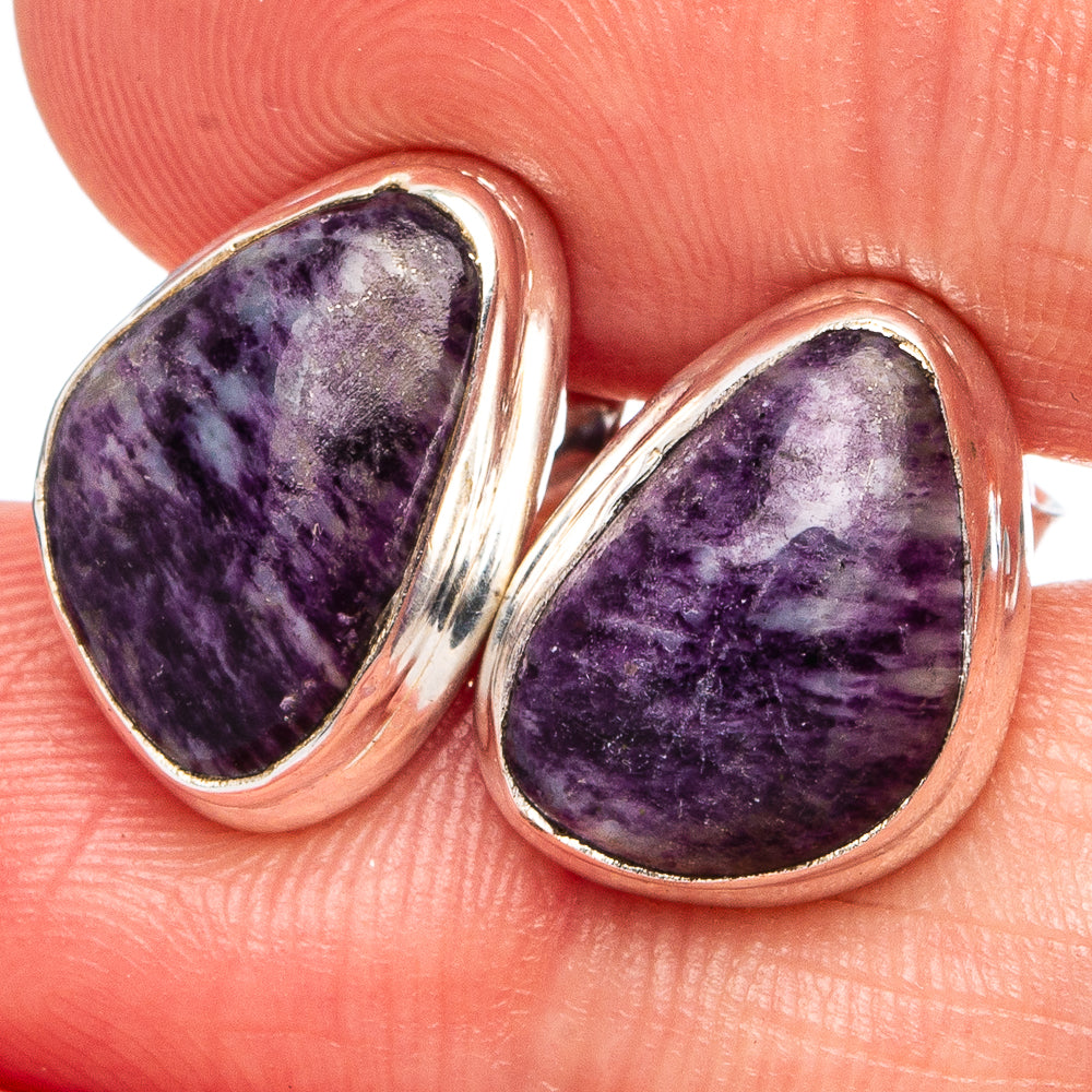 Kammererite Earrings 1/2" (.925 Sterling Silver)