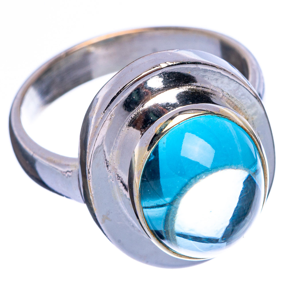 Natural Aquamarine Ring Size 6.5 (925 Sterling Silver) R145942