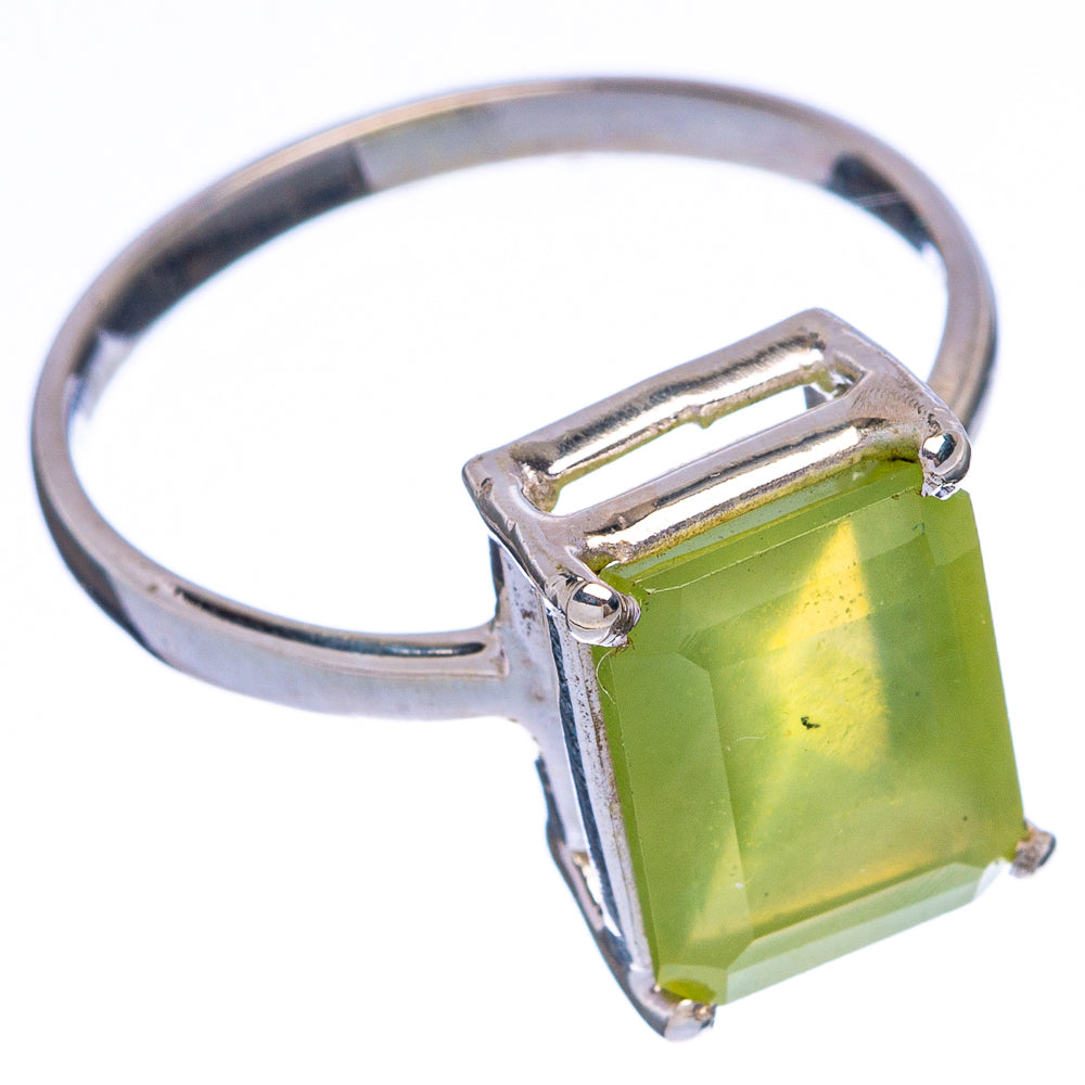 Rare Hydrogrossular Ring Size 7.25 (925 Sterling Silver) R146681
