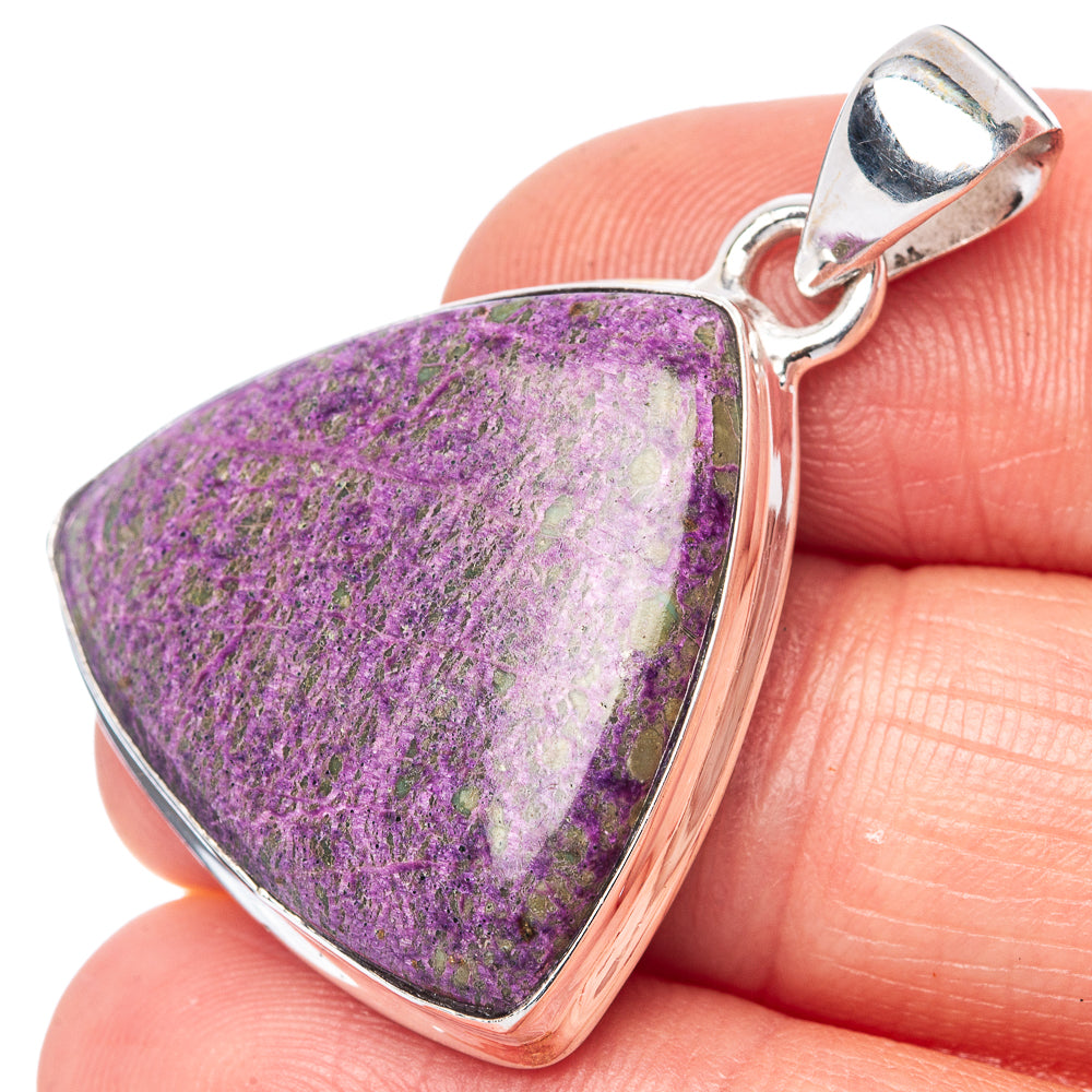 Stichtite Pendant 1 3/8" (925 Sterling Silver) P42515