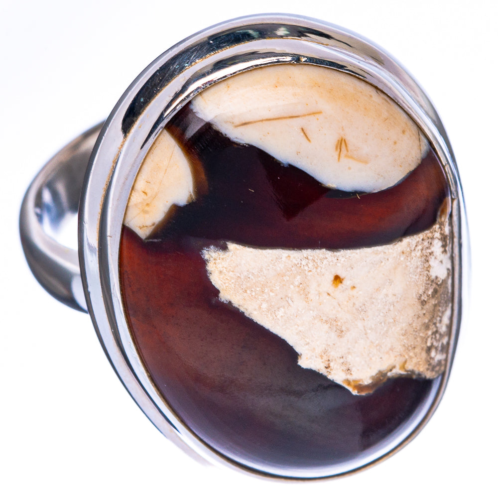 Peanut Wood Jasper Ring Size 8 (925 Sterling Silver) R1427