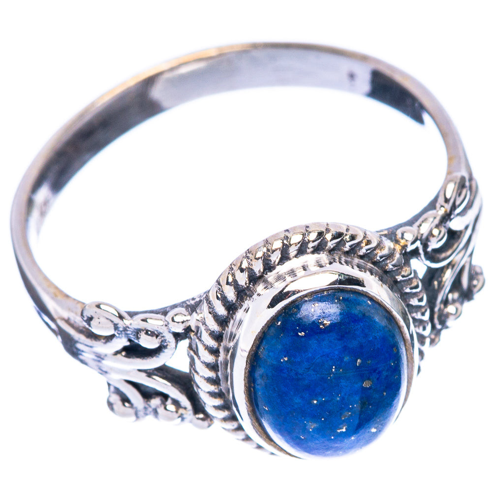 Lapis Lazuli Ring Size 7.75 (925 Sterling Silver) R146843