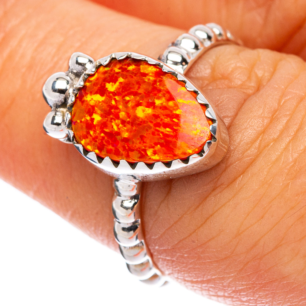 Synthetic Opal Ring Size 7 (925 Sterling Silver) R146169