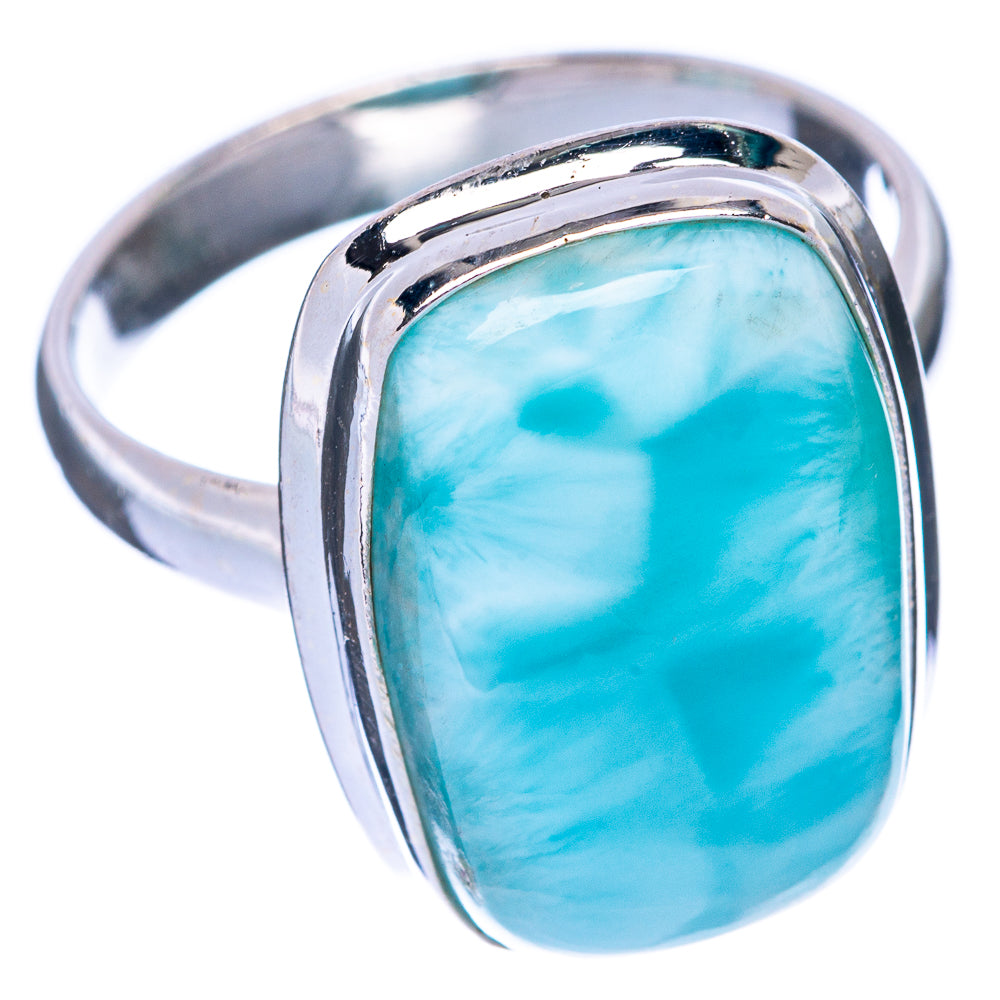 Larimar Ring Size 8.75 (925 Sterling Silver) R144749