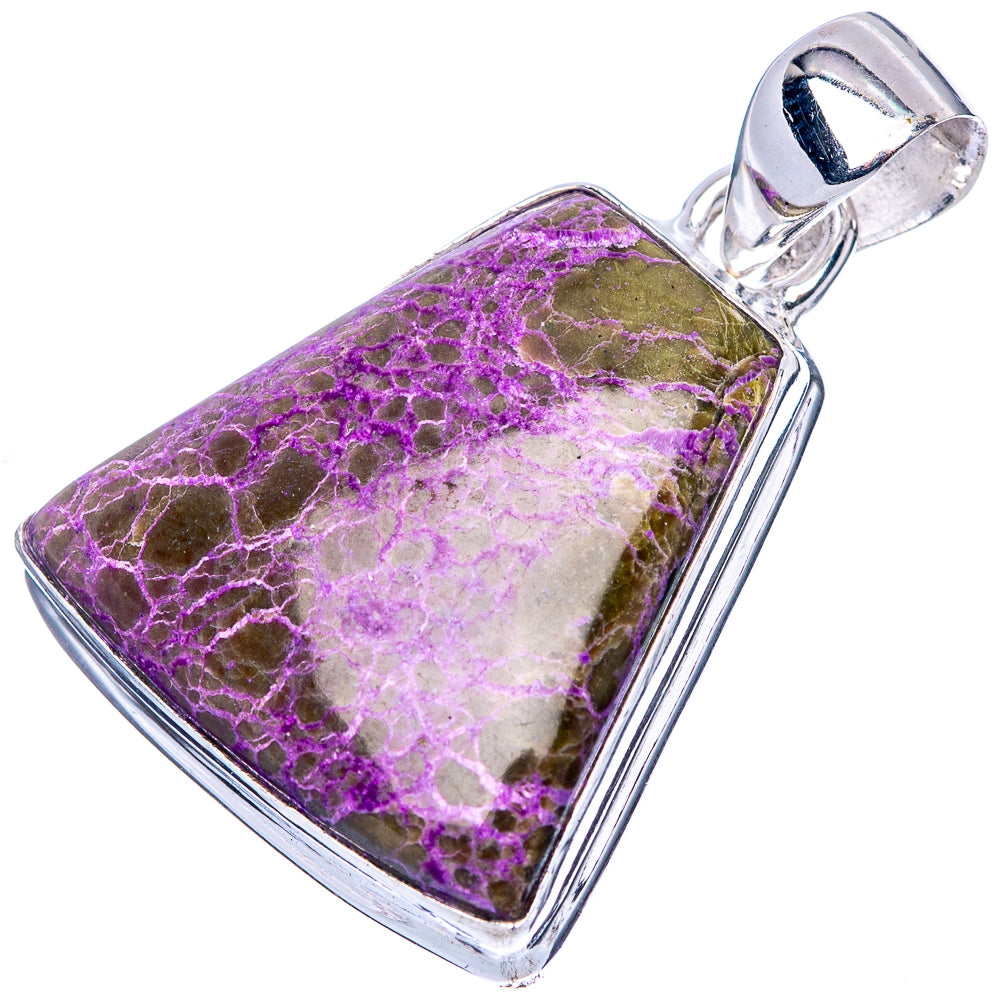 Stichtite Pendant 1 1/4" (925 Sterling Silver) P42511