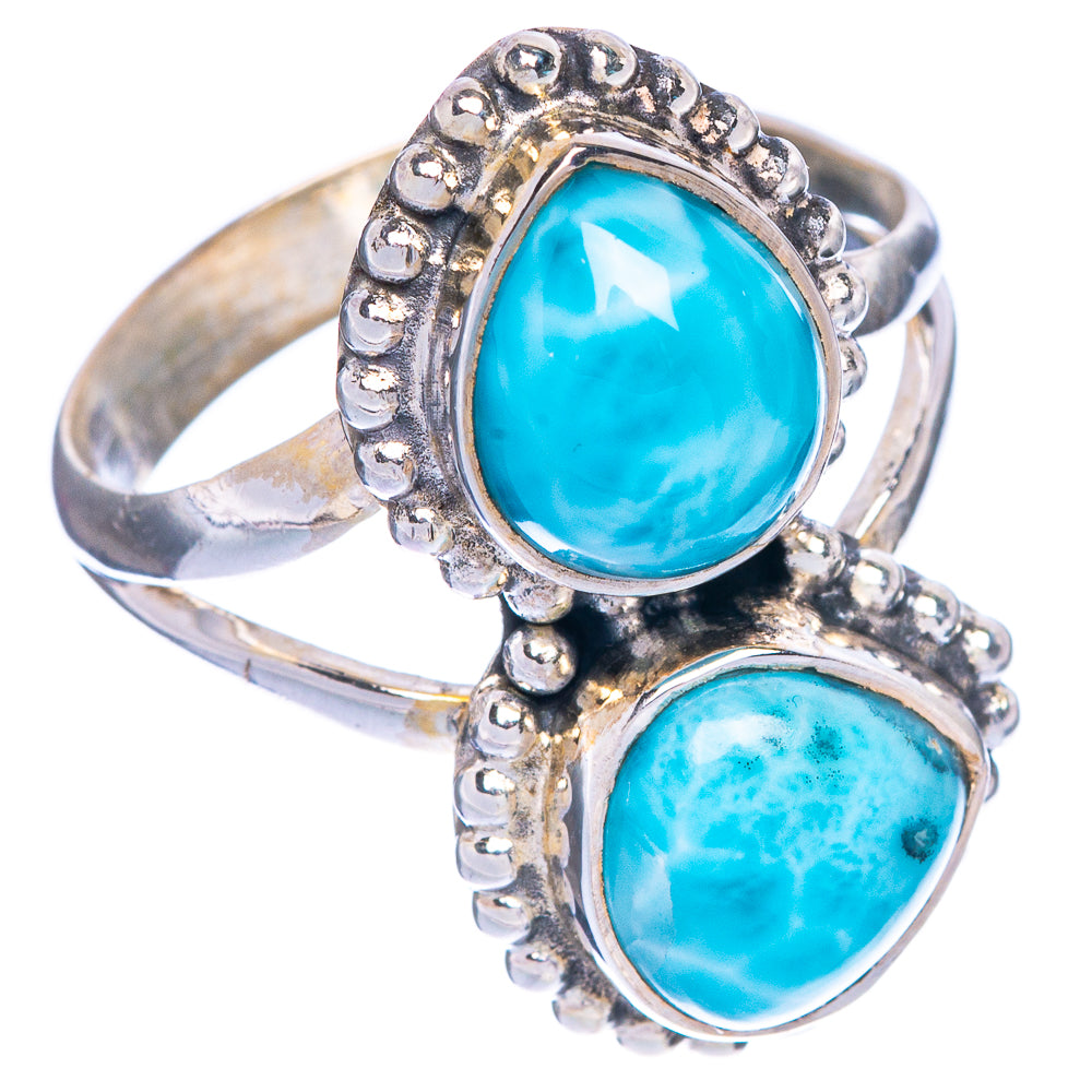 Larimar Ring Size 8 (925 Sterling Silver) R1263