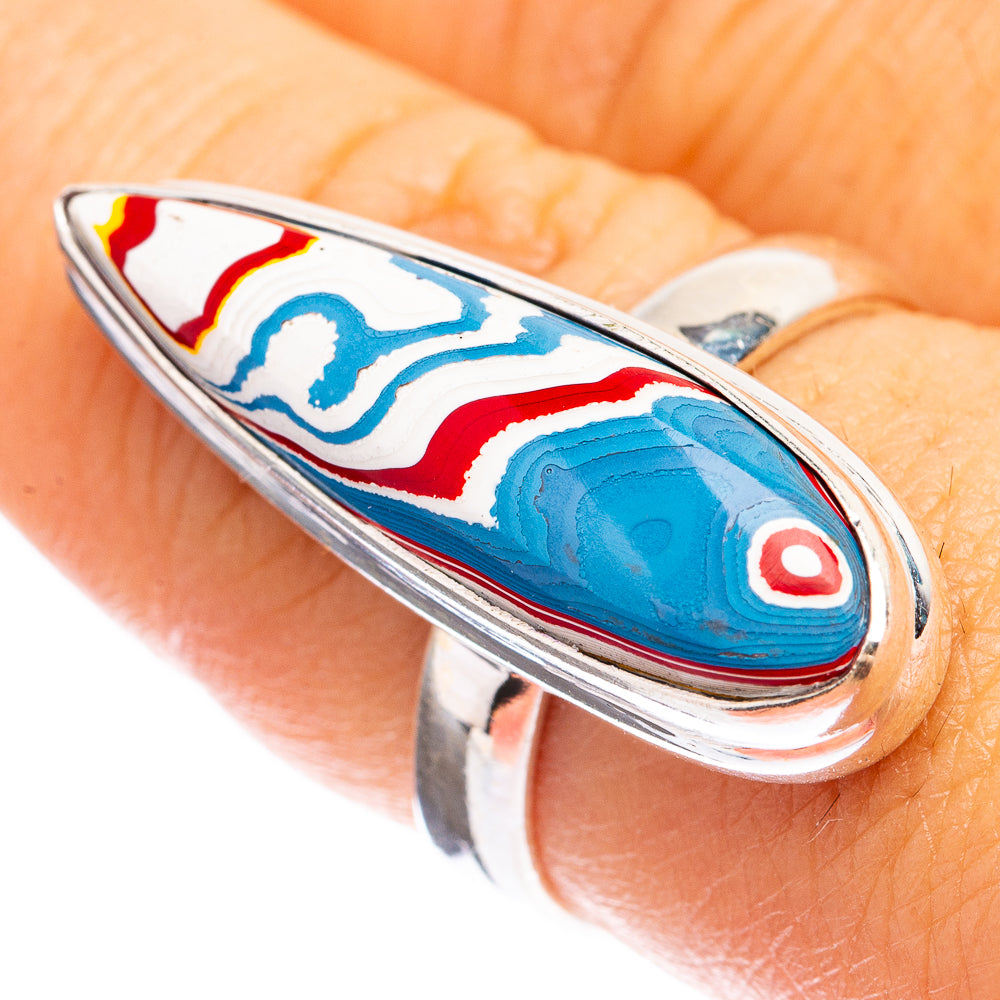 Fordite Ring Size 7.75 (925 Sterling Silver) R142792