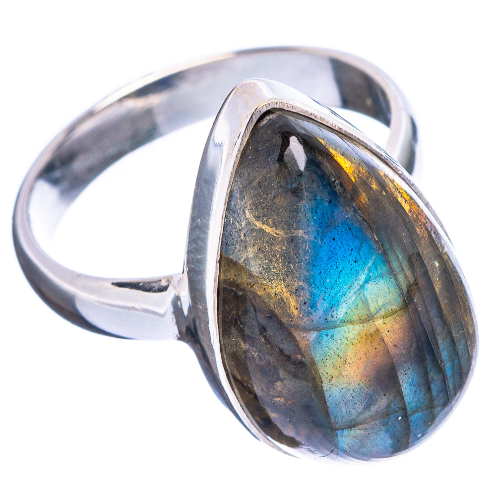Labradorite Ring Size 6.75 (925 Sterling Silver) R4704