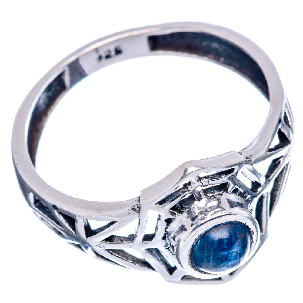 Kyanite Web Dainty Ring Size 8 (.925 Sterling Silver)