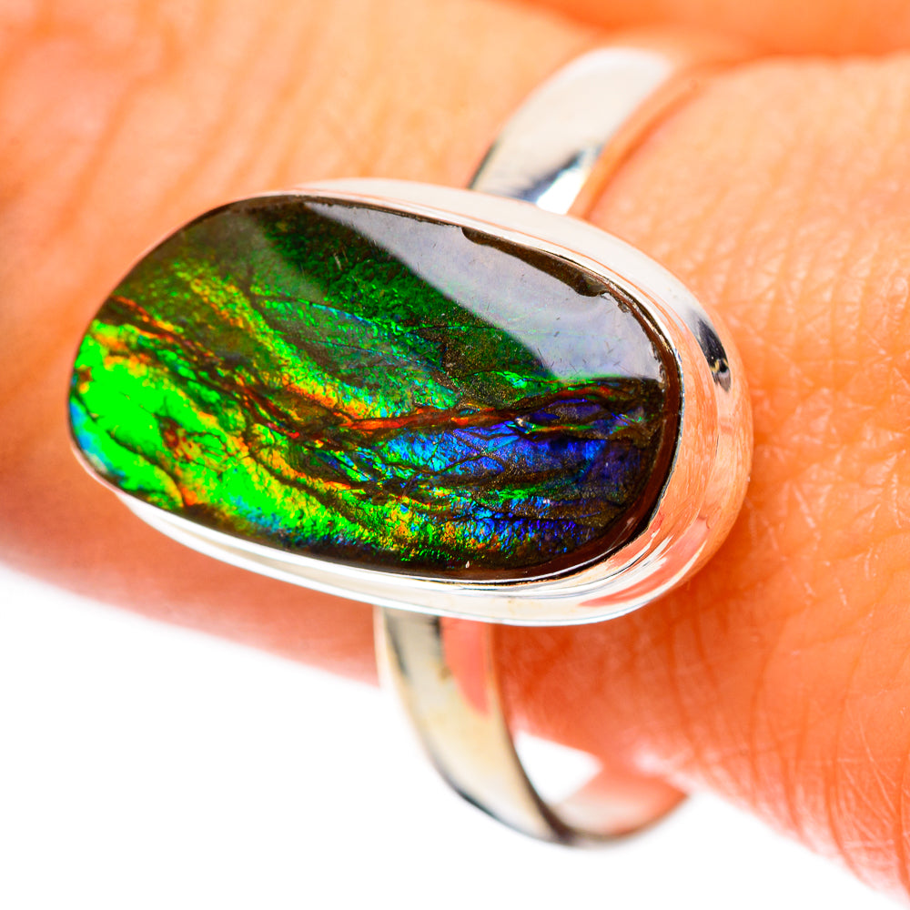 Ammolite Ring Size 10.75 (925 Sterling Silver) RING139276