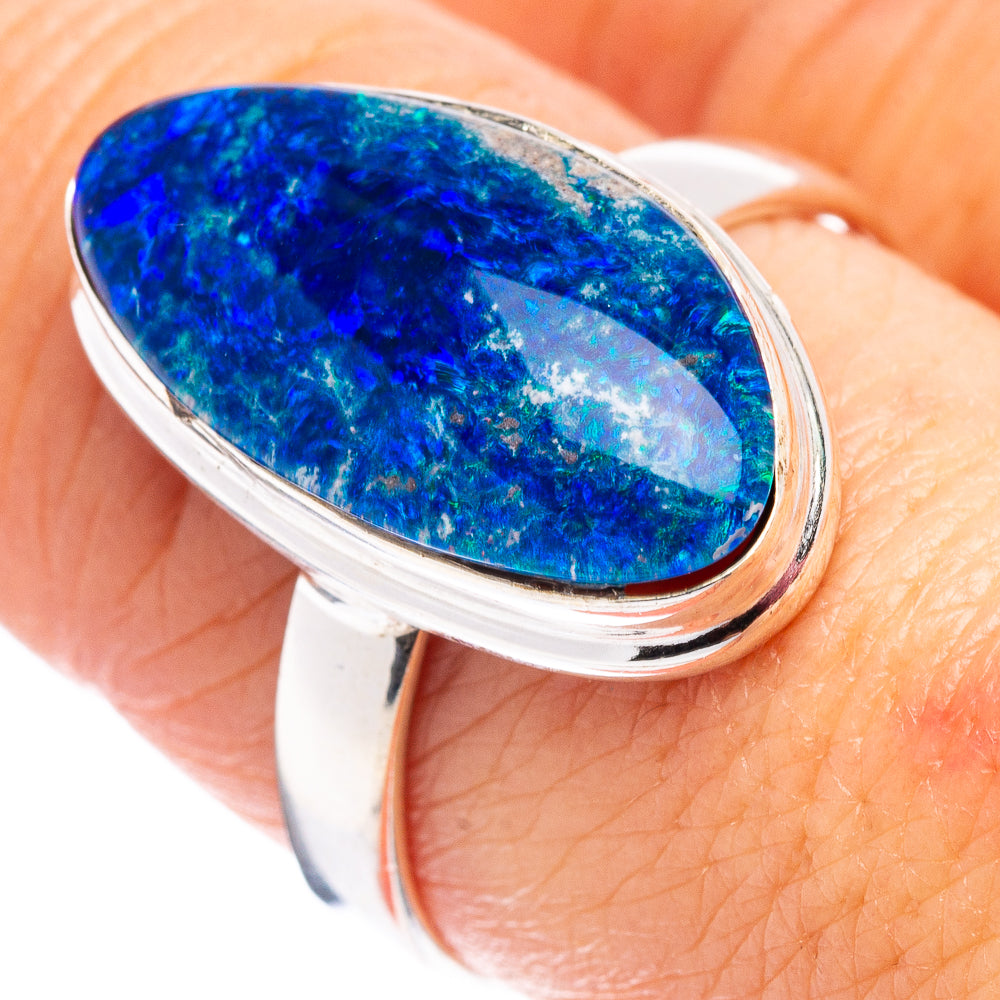 Rare Triplet Opal Ring Size 9 (.925 Sterling Silver)