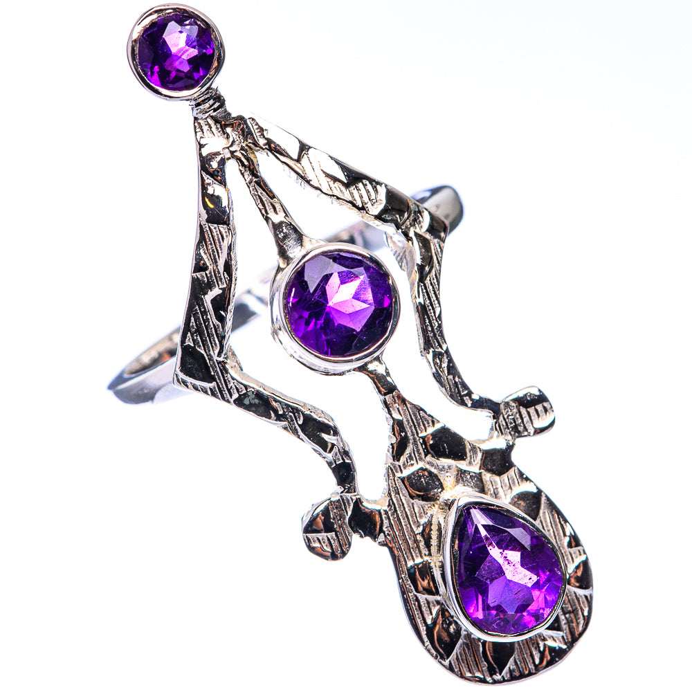 Premium Amethyst Ring Size 7.5 (925 Sterling Silver) R141775