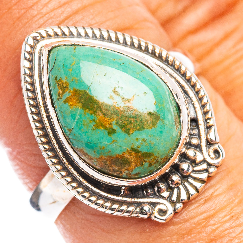 Royston Turquoise Ring Size 7.75 (.925 Sterling Silver)