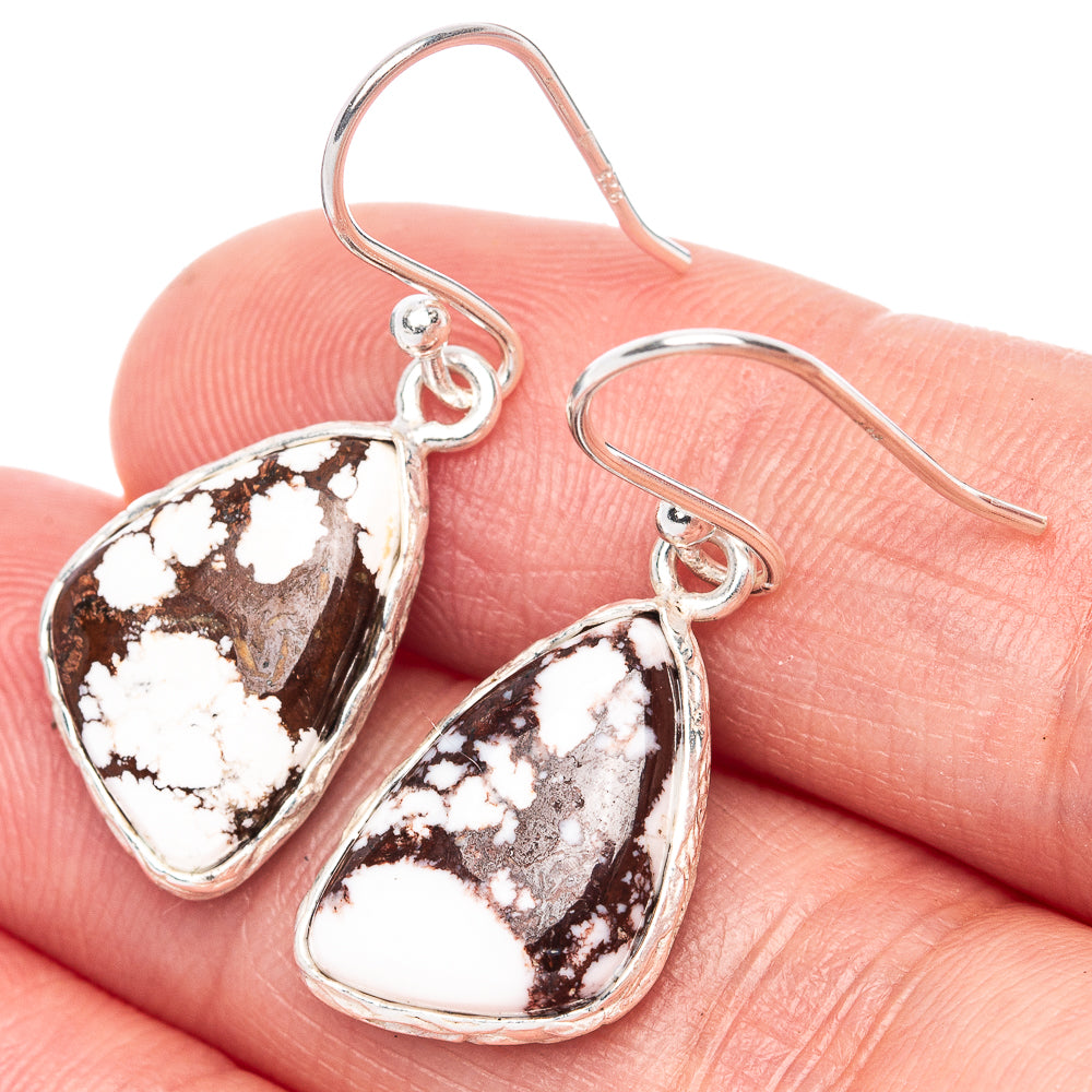 Wild Horse Jasper 925 Sterling Silver Earrings 1 1/4" (925 Sterling Silver) E1229