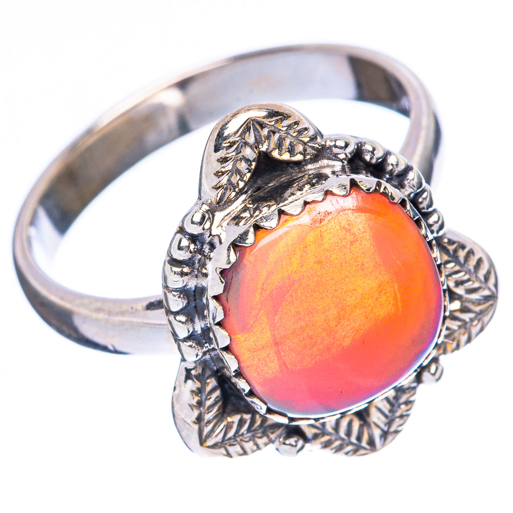 Aura Opal Ring Size 8.25 (925 Sterling Silver) R4085