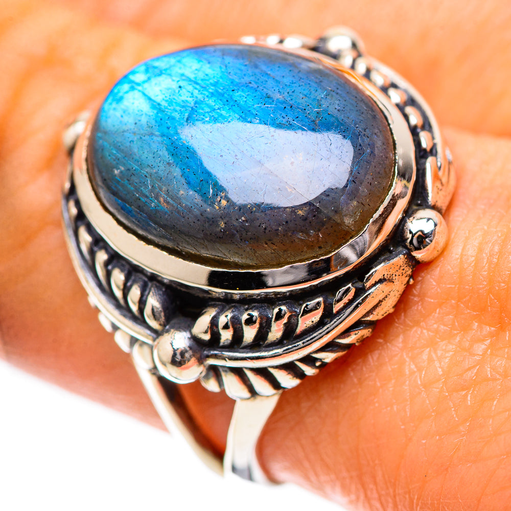Labradorite Ring Size 8.5 (925 Sterling Silver) RING139197