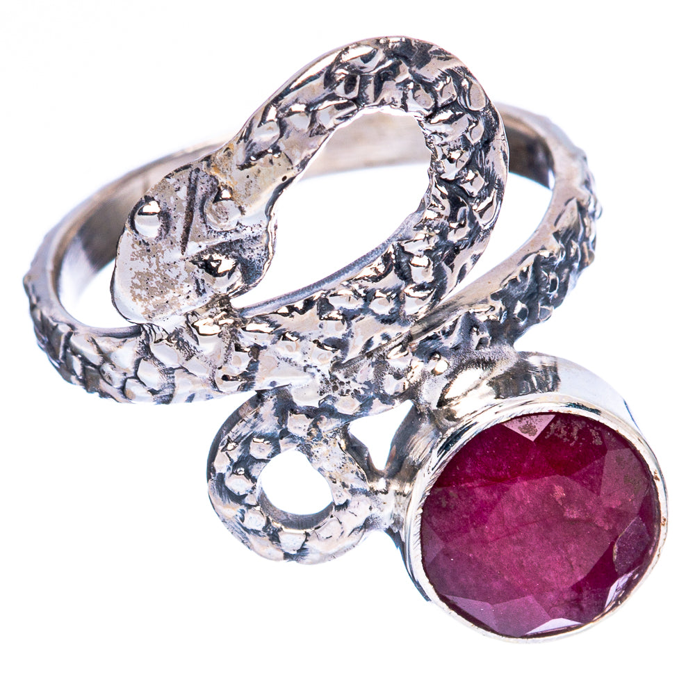 Value Red Sillimanite Ring Size 5.75 (925 Sterling Silver) R3337