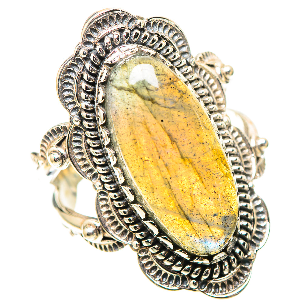 Labradorite Ring Size 6.5 (925 Sterling Silver) RING139154