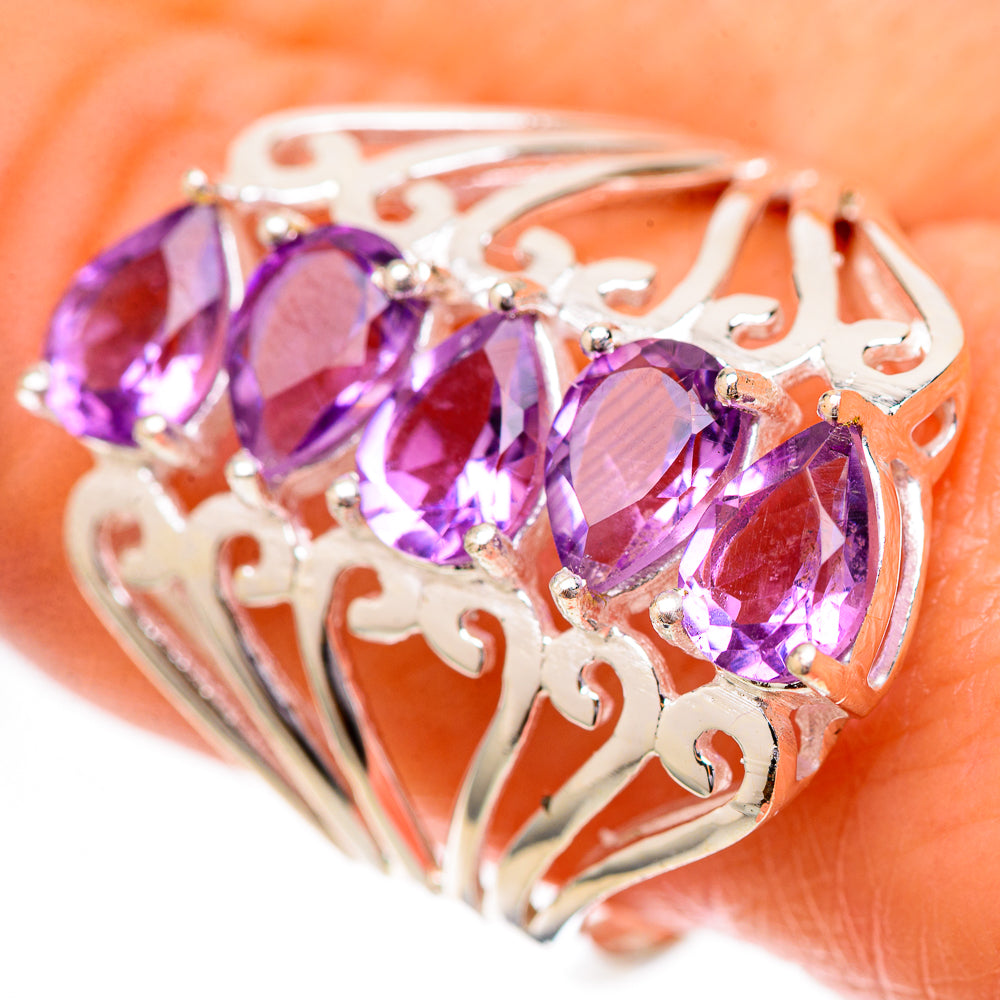 Amethyst Ring Size 10 (925 Sterling Silver) RING139747