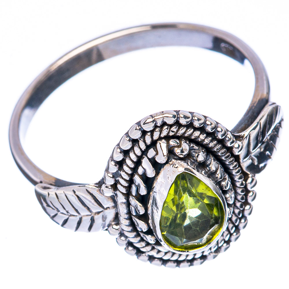 Value Peridot Ring Size 7.75 (925 Sterling Silver) R3057