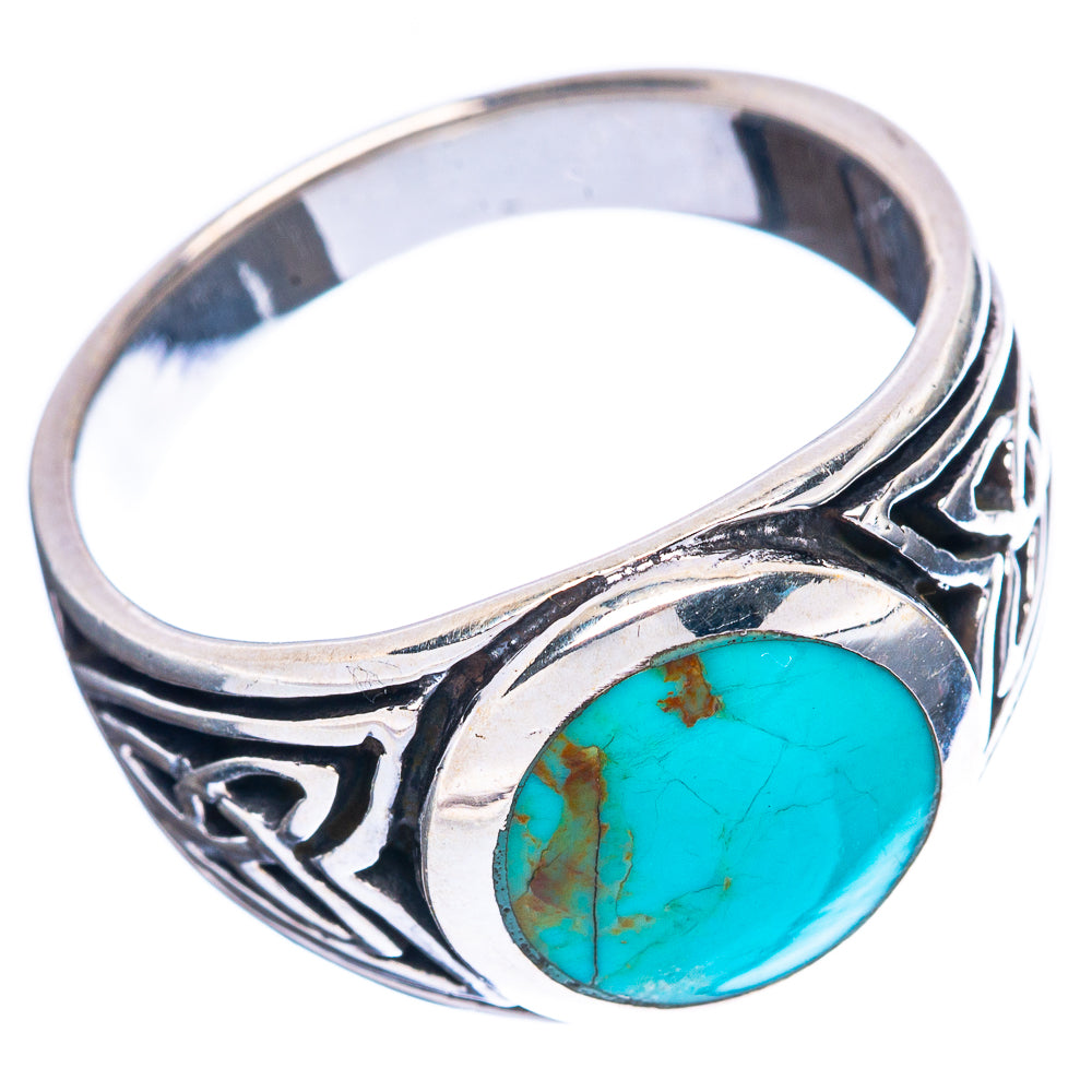 Rare Arizona Turquoise Ring Size 9.5 (925 Sterling Silver) R4529