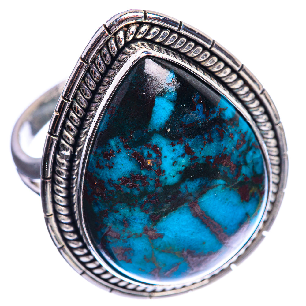 Huge Tibetan Turquoise 925 Sterling Silver Ring Size 13